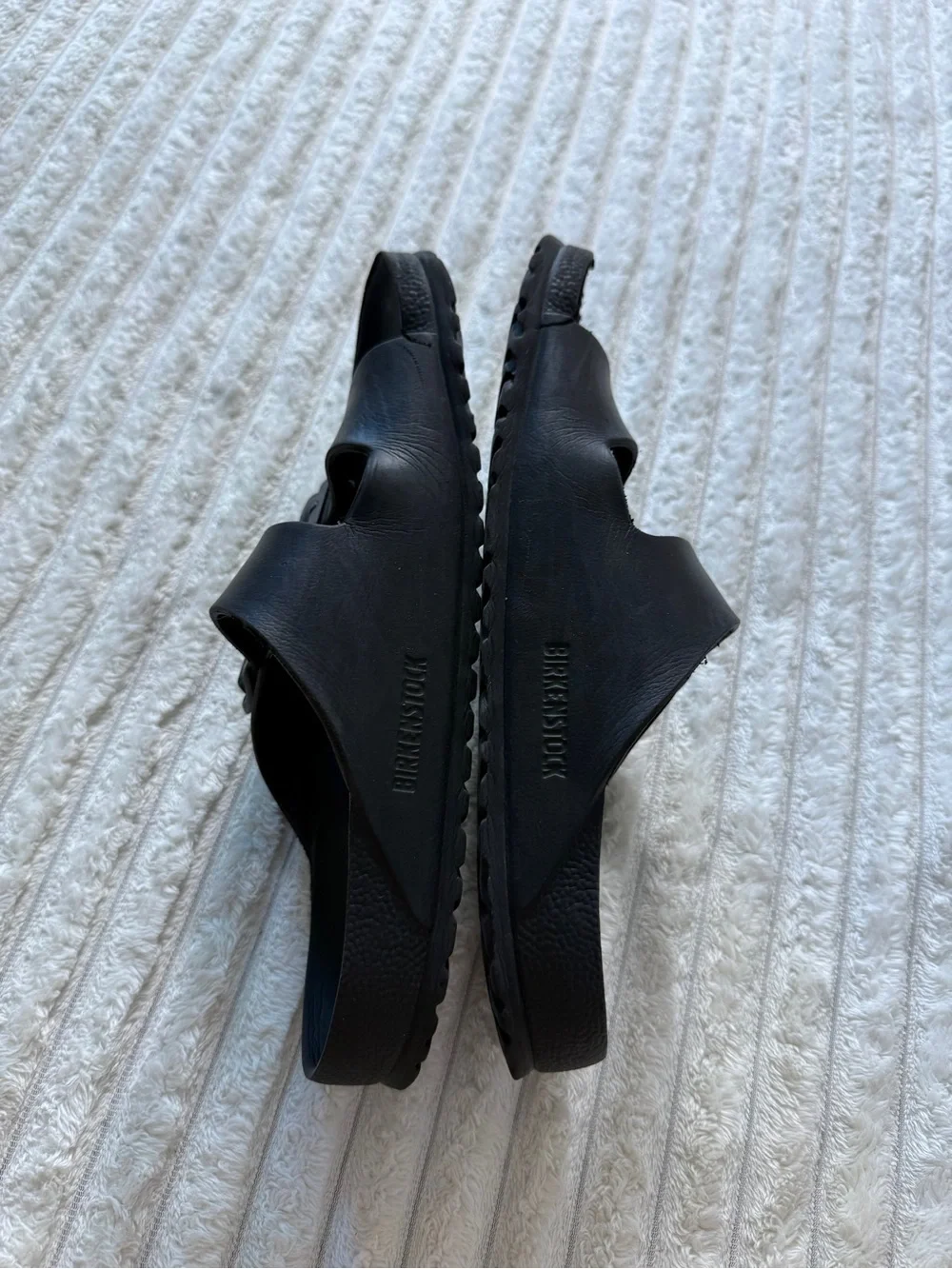 Birkenstock Arizona EVA Black Slide Sandals Adjustable Buckle Straps Men 10